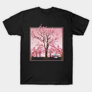 Sakura Pink Flower Blossom Japanese Cherry Blossom T-Shirt
